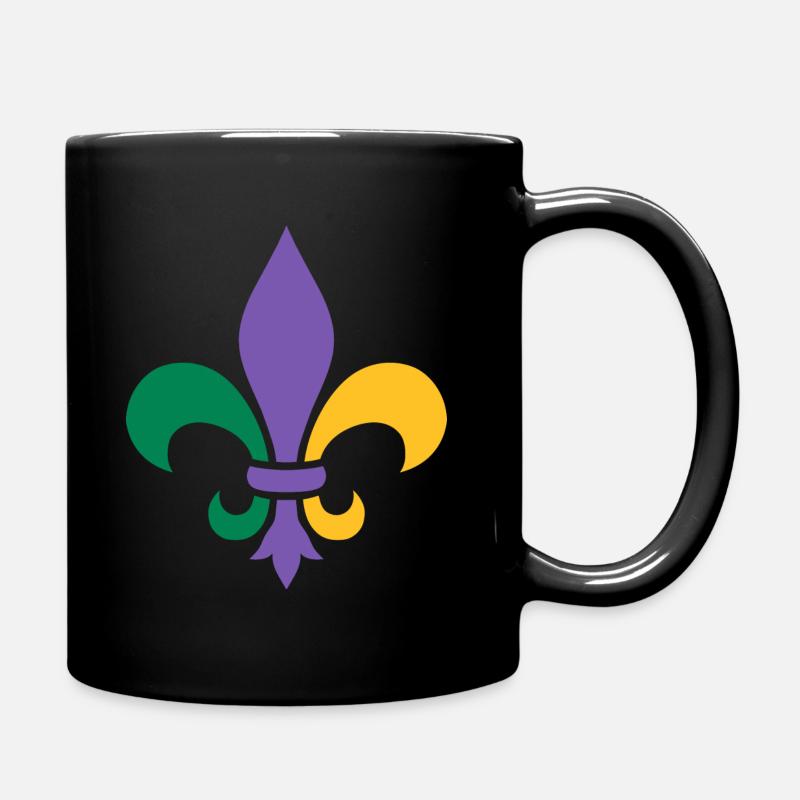 Mardi Gras - Tasse einfarbig - Schwarz