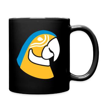 parrot - Full Colour Mug - black - Right