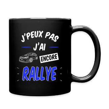 RALLYE - Mug uni - noir - Droite
