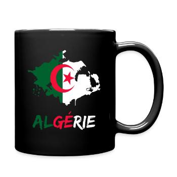 Algérie fierté drapeau algérie cadeau - Mug uni - noir - Droite