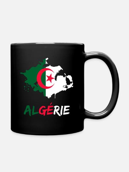Algérie fierté drapeau algérie cadeau - Mug uni - noir