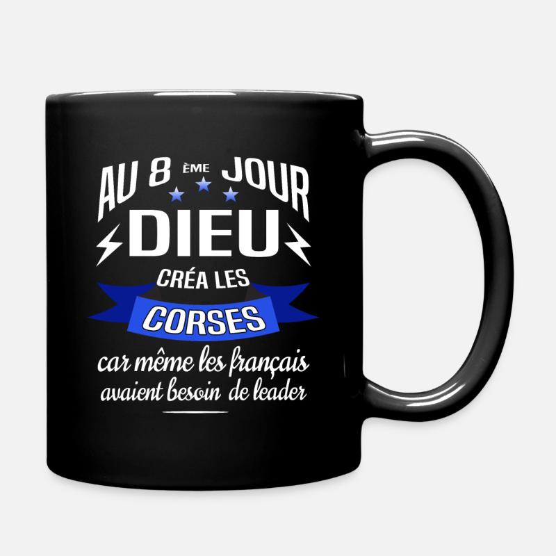 Les corses - Mug uni - noir