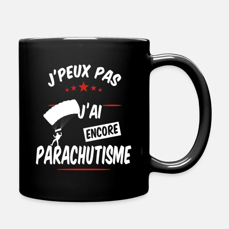 Parachutisme - Mug uni - noir