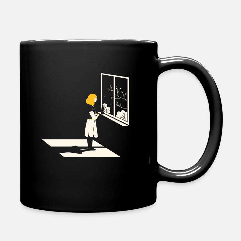 en pensant - Mug uni - noir