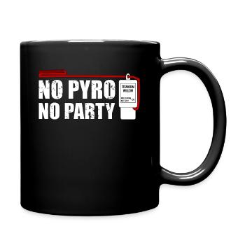 No pyro no party salut - Full Colour Mug - black - Right