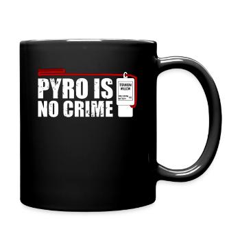 Pyro n'est pas un feu d'artifice de crime - Mug uni - noir - Droite