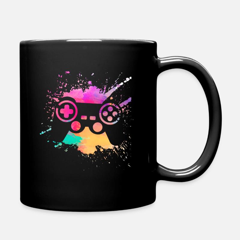 Gamer - Full Colour Mug - black