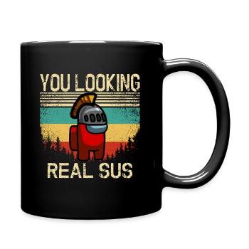 Vous cherchez un vrai Sus - Mug uni - noir - Droite