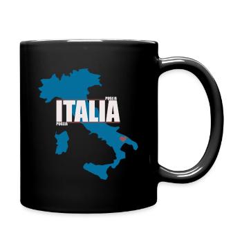 Italie, Pouilles, Pouilles, Salento, Bari, J’aime - Mug uni - noir - Droite