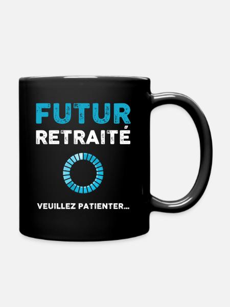 Futur retraité, cadeau homme retraite - Mug uni - noir