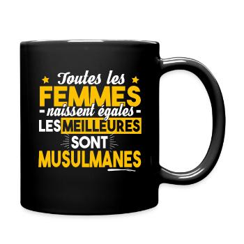 Musulmane Musulman Religion Islam Foi Allah Humour - Mug uni - noir - Droite