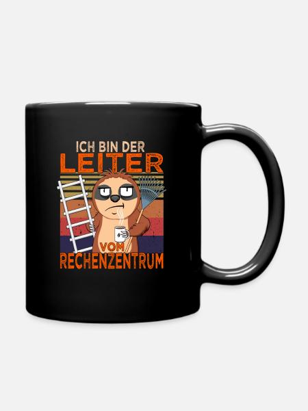 Leiter vom Rechenzentrum - Hobbygärtner - Tasse einfarbig - Schwarz