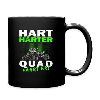 Quad dur plus dur qu’il conduit - Sport automobile - VTT - Mug uni - noir - Droite
