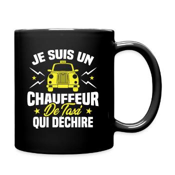 Je Suis Un Chauffeur De Taxi Qui Déchire - Mug uni - noir - Droite