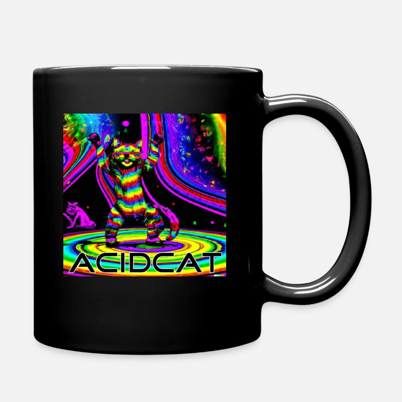 Chat acide John! - Mug uni - noir