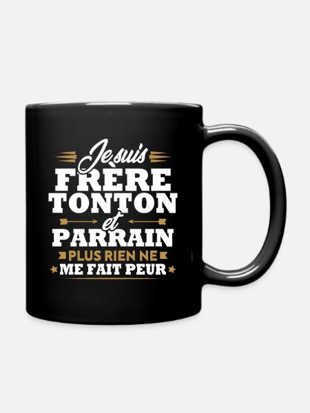 Frère tonton et Parrain - Mug uni - noir