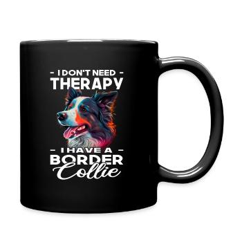 Border Collie - Amoureux des chiens - Propriétaires de chiens - Mug uni - noir - Droite
