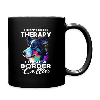 Border Collie - Amoureux des chiens - Propriétaires de chiens - Mug uni - noir - Droite