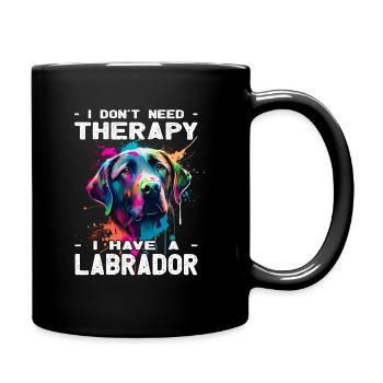 Labrador - Amoureux des chiens - Propriétaires de chiens - Mug uni - noir - Droite