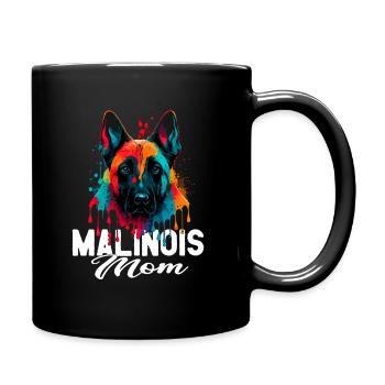 Malinois - Hundeliebhaber - Hundebesitzer - Tasse einfarbig - Schwarz - Rechts