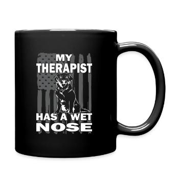 Golden Retriever - Amoureux des chiens - Propriétaires de chiens - Mug uni - noir - Droite