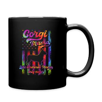 Corgi - Amoureux des chiens - Propriétaires de chiens - Mug uni - noir - Droite