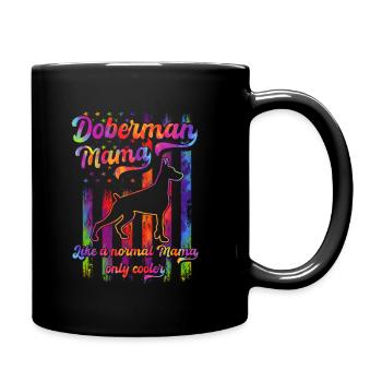 Doberman - Amoureux des chiens - Propriétaires de chiens - Mug uni - noir - Droite