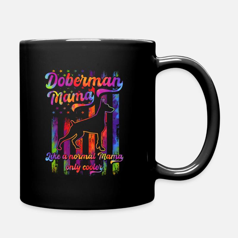 Dobermann - Hundeliebhaber - Hundebesitzer - Tasse einfarbig - Schwarz