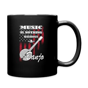 Banjo Guitar - Banjo Player - Mug uni - noir - Droite