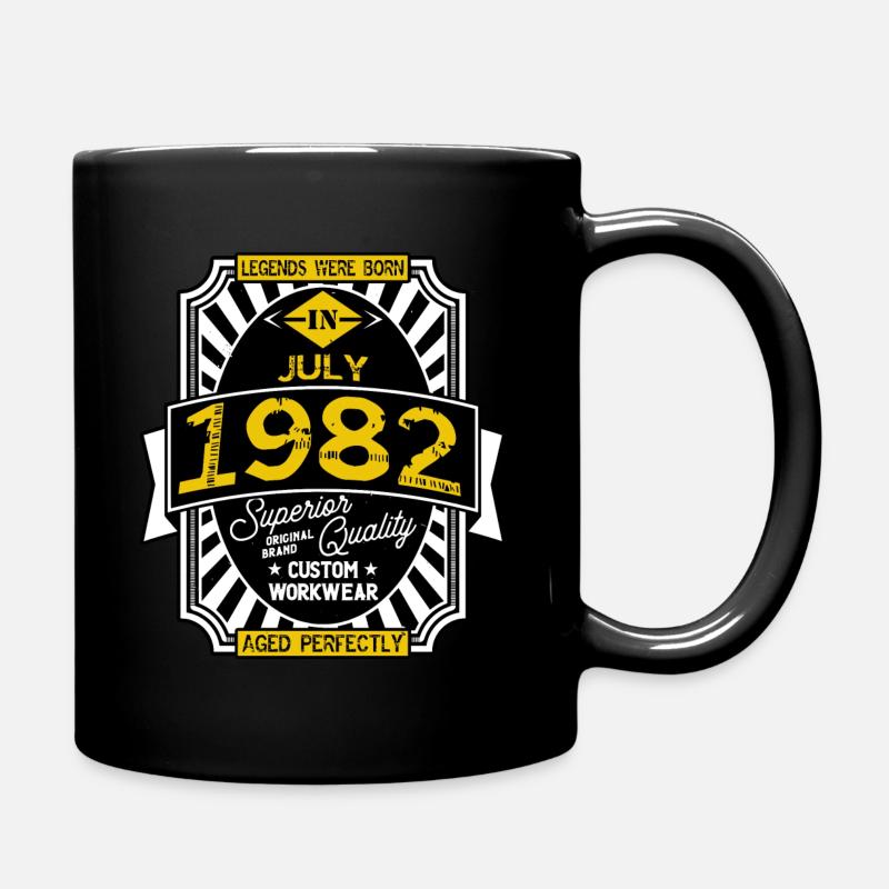 1982 JULY - Mug uni - noir
