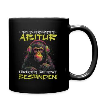 Abschlussklasse | Abi | Abitur | Schulabschluss - Tasse einfarbig - Schwarz - Rechts