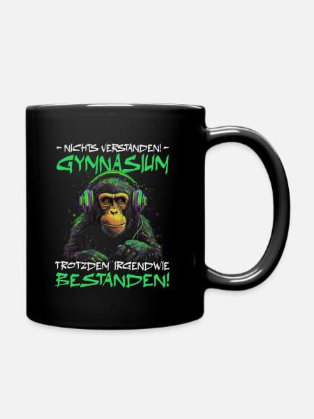 Abschlussklasse | Abi | Abitur | Schulabschluss - Tasse einfarbig - Schwarz