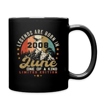 June 2008 Anniversary Juni 2008 Juni - Full Colour Mug - black - Right