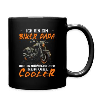 Motorradfahrer Sprüche | Motorrad & Biker - Tasse einfarbig - Schwarz - Rechts