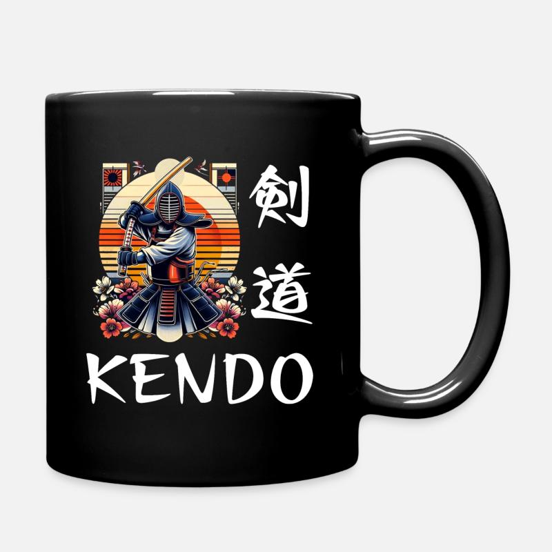 cadeau kendo sport - Mug uni - noir