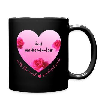 best mother in law - Full Colour Mug - black - Right