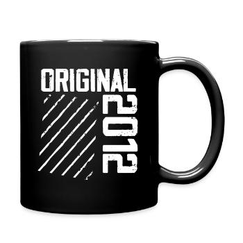 Original 2012 12e Anniversaire Cadeau Retro - Mug uni - noir - Droite