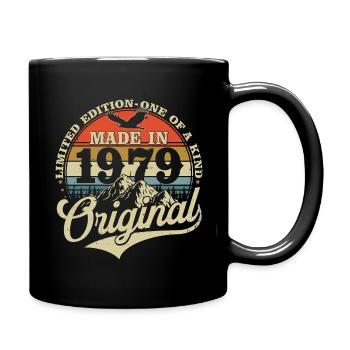 1979 Vintage né Vintage cadeau d’anniversaire - Mug uni - noir - Droite