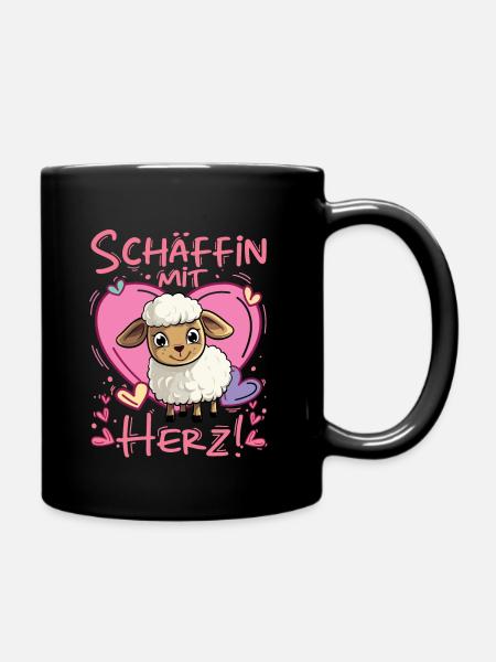Schäffin | Beste Chefin Abteilungsleiterin - Tasse einfarbig - Schwarz