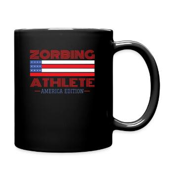Zorbing Athlete USA Edition - Full Colour Mug - black - Right