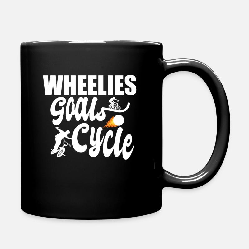 Funny Cycle Ball - Tasse einfarbig - Schwarz