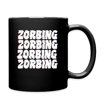 Glitched Zorbing Sport - Mug uni - noir - Droite