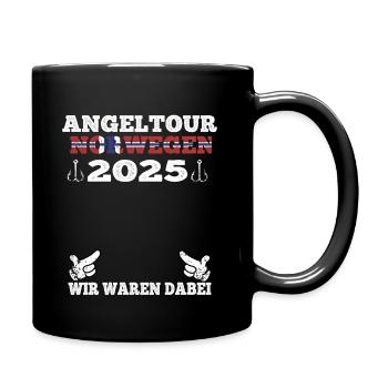 Nous y étions Voyage de pêche Norvège 2025 - Mug uni - noir - Droite
