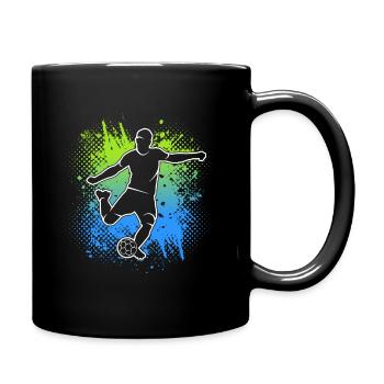 Joueurs de football Football Garçons Hommes Football - Mug uni - noir - Droite