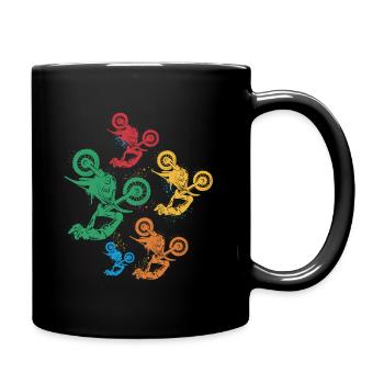 Motocross Dirt Biker Dirt Biker Enfants Garçons - Mug uni - noir - Droite
