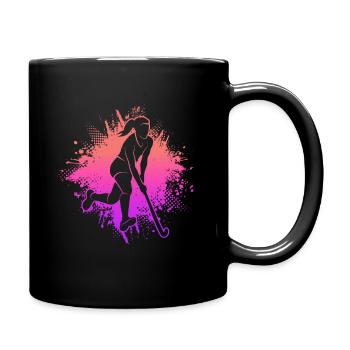 Hockey sur gazon Hockey Filles Joueuses de hockey - Mug uni - noir - Droite