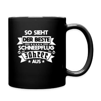 This is what the best snowplow driver looks like Fun - Full Colour Mug - black - Right