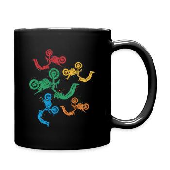 Motocross Filles Moto Enfants Dirt Biker - Mug uni - noir - Droite