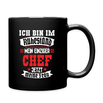 I'm retired my only now Mei - Full Colour Mug - black - Right