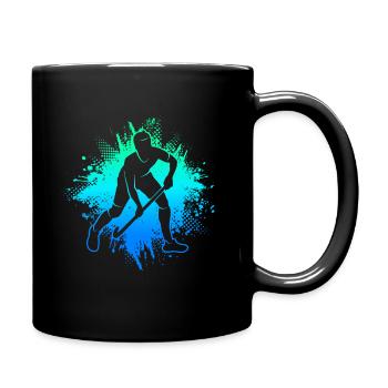 Hockey sur gazon Joueurs de hockey Garçons Joueurs de hockey - Mug uni - noir - Droite